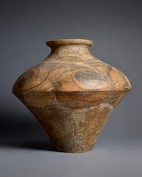 Pot, Tripoli, laat 4e-vroeg 3e millennium v.Chr. (detail)